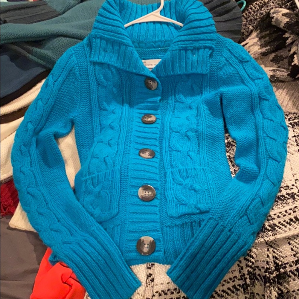 Aeropostale blue sweater like new!!!